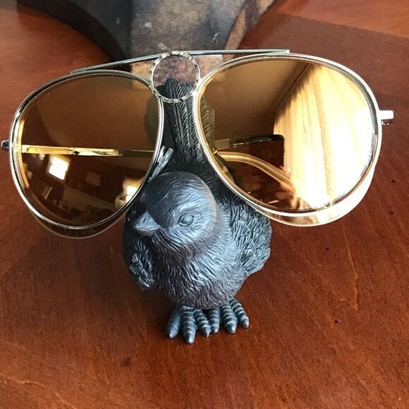 CHLOE Romie 61 mm aviator sunglasses in gold Nwot gold mirror oversized - Picture 2 of 7